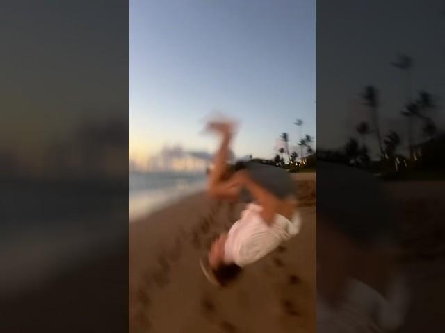 Did Luke backflip ??? #16kids #bigfamily #summer #notenoughnelsons #lukenelson
