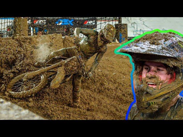 They Evacuated The Stadium!! Insane Mud Race At East Rutherford Supercross!