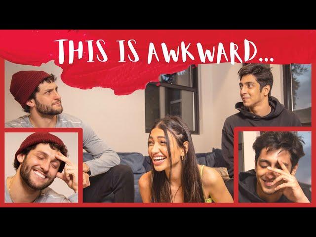 Asking my BOYFRIEND & BROTHER AWKWARD QUESTIONS!