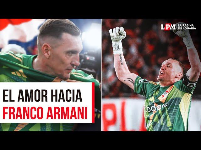  Los HINCHAS DE RIVER y su amor incondicional a FRANCO ARMANI