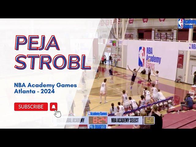 Peja Strobl - NBA Academy Games Highlights