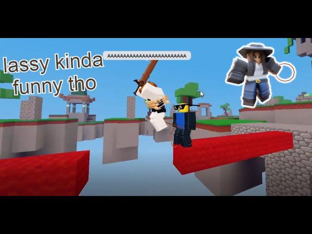 Random lassy troll moments (Roblox Bedwars)