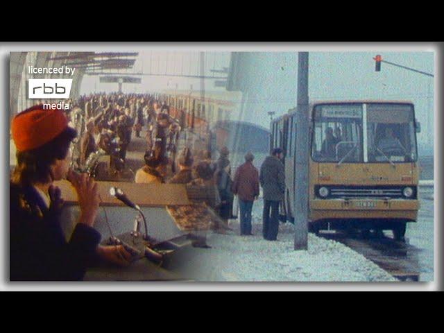 Train: Comparison between East and West Berlin 1982 | Charlottenburg, Westkreuz, Alexanderplatz