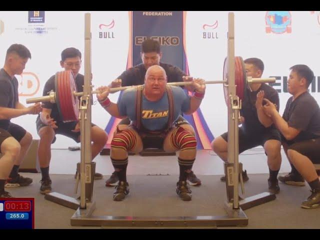 IPF Worlds Masters II Equipped Powerlifting 3rd place Wim Wamsteeker