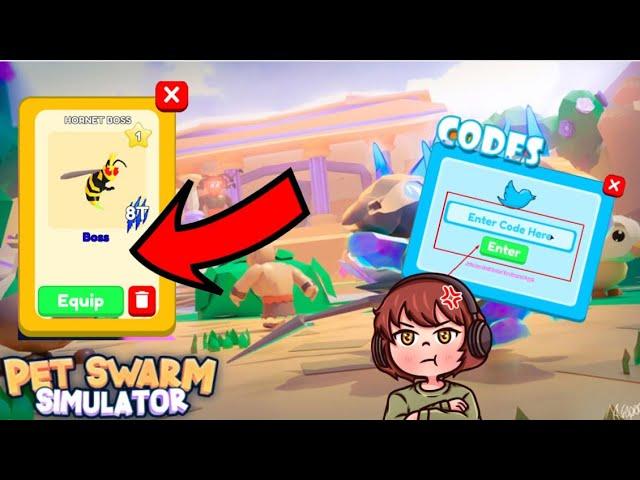 ALL CODES!!! || roblox - pet swarm simulator