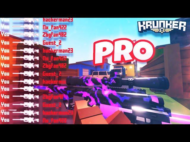 How To Become A PRO Sniper FAST In Krunker.io! (Season 4 Advanced Tips)