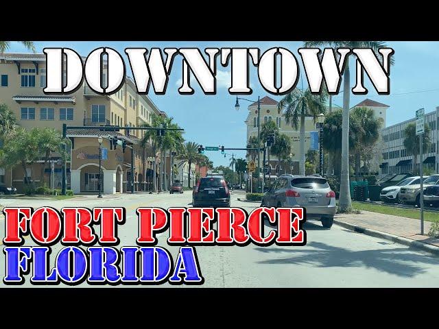 Fort Pierce - Florida - 4K Downtown Drive