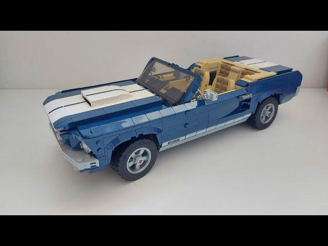 How to make Ford Mustang 10265 convertible. Instructions/Как сделать кабриолет Форд Мустанг 10265