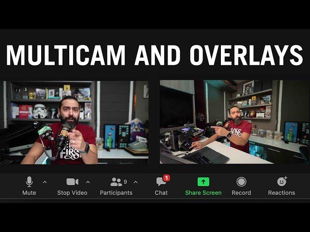 How to MultiCam & Add Overlays in Zoom Like a Pro (Mac Tutorial w/ PC alternative)