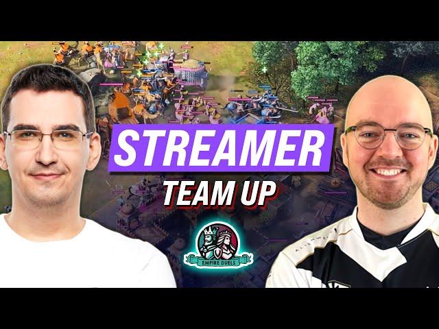 Beasty & DeMu TEAM UP in 2v2 AOE4 - Top Team Gamer (Group Stage #2)