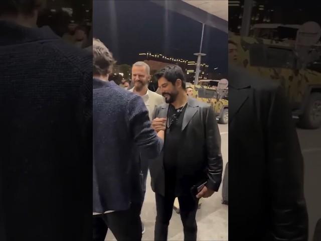 Burak ozcivit x cerkutay and x Boran Alp meet with fans #viral#trendibg #kurulusosman#turkish
