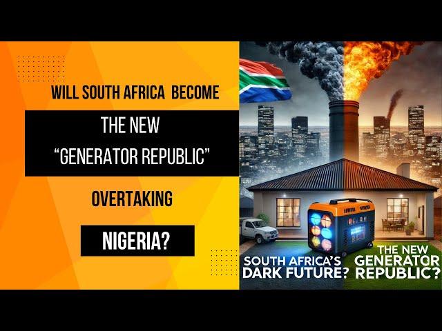 South Africa's energy crisis: The Rise of the 'New Generator Republic`