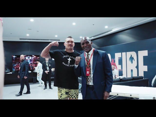 Holyfield in Saudi Arabia: Meeting Boxing Legends & Football Stars at Usyk vs Fury #riyadhseason