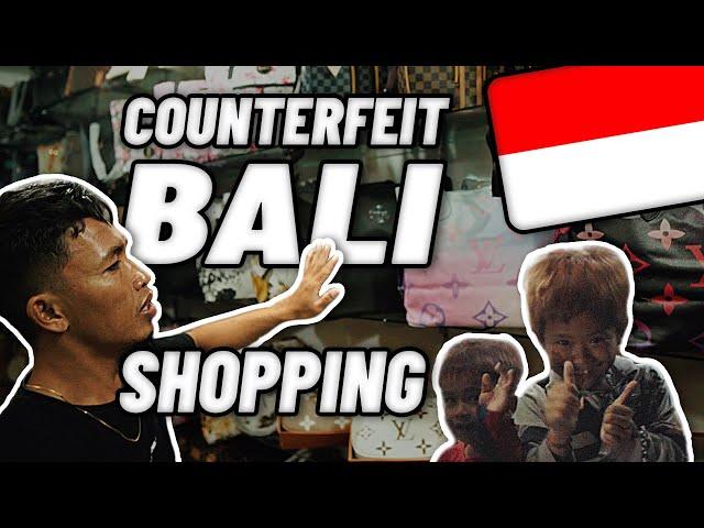 Shopping for LUXURY counterfeit items for CHEAP in the streets of Bali, Indonesia 