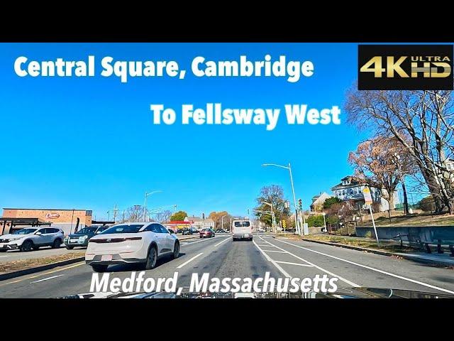 Central Square, Cambridge to Fellsway West, Medford Massachusetts