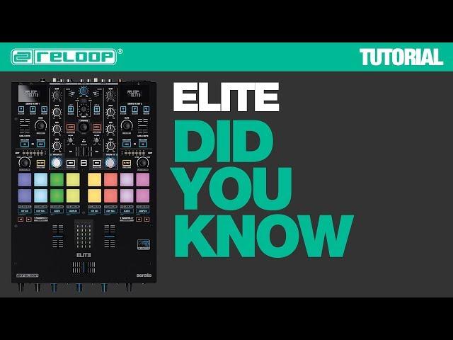 Reloop ELITE High Performance DVS Mixer for Serato - Did You Know? (Tutorial)