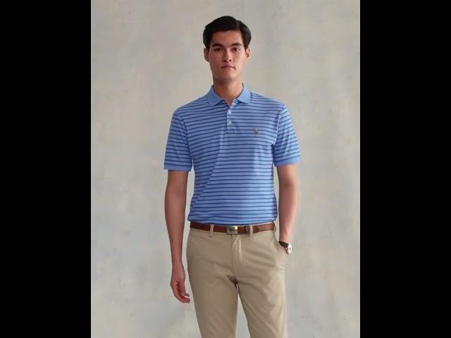 Polo Ralph Lauren Classic Fit Striped Soft Cotton Polo Shirt SKU: 9828942