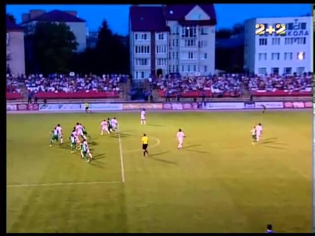 Волынь - Карпаты - 1:1. Гол: Александр Гладкий (84')