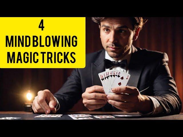 4 Easy Magic Tricks | REVEALED |