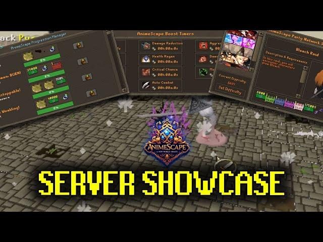 Server showcase on this SUPER UNIQUE Custom RSPS *SO MUCH CONTENT!* + Giveaway [AnimeScape RSPS]