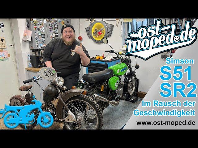 Simson S51 & SR2 | +10KM/H in under 5 minutes& question and answer session | ost-moped.de