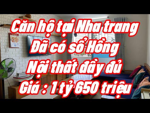 (T610) BÁN CĂN HỘ CT1 VCN PHƯỚC HẢI ĐÃ CÓ SỔ HỒNG , TP NHA TRANG