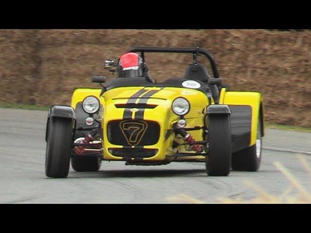 LOUD Caterham Seven 620R Driven Fast at Goodwood FOS 2017!