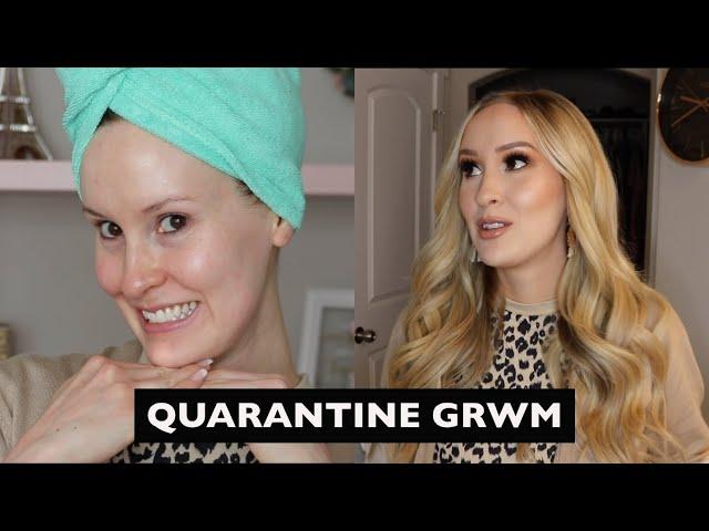 QUARANTINE GRWM | 0 - 100 GLAM | MERRIE MAKEUP ARTIST