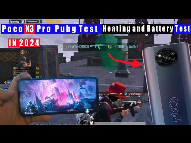 Poco X3 Pro PUBG Test | PUBG Graphics,FPS,Gyro,Heat Test in 2024 Gameplay With Screenrecording