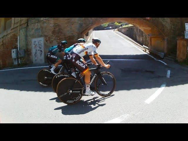 Pascal Ackermann BORA hansgrohe team training Giro d'Italia 2019 ITT stage 1