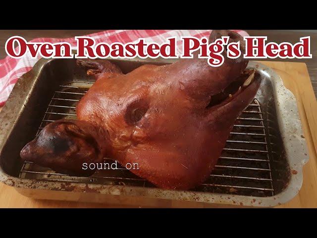 Oven-roasted Pig's Head | Lechon Ulo ng Baboy