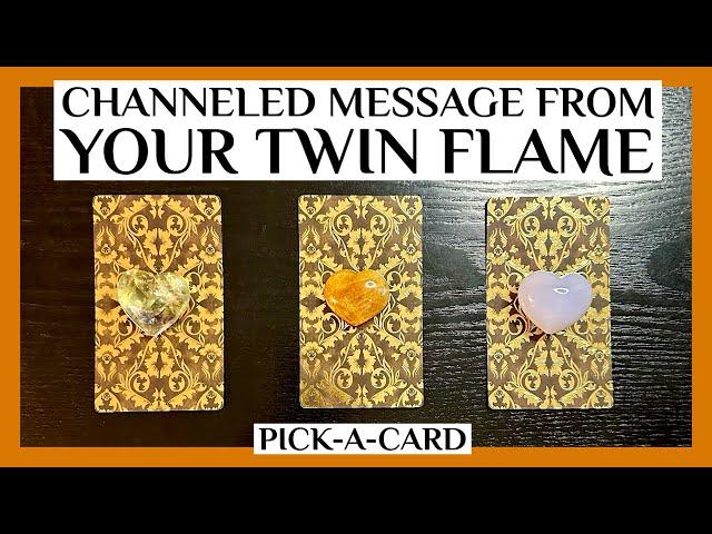 Channeled Message From Your Twin Flame️Pick-A-Card️