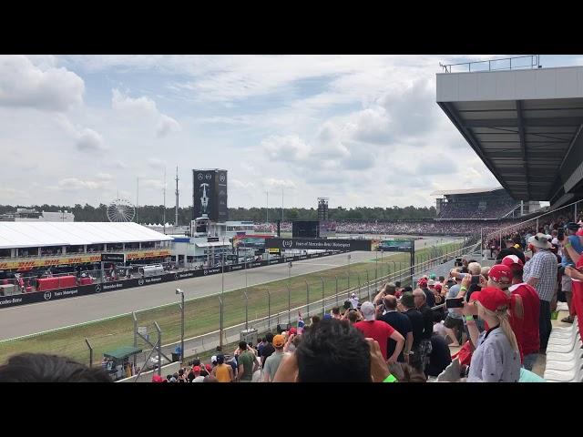 Mick Schumacher driving his Fathers Ferrari F2004 live at Hockenheim