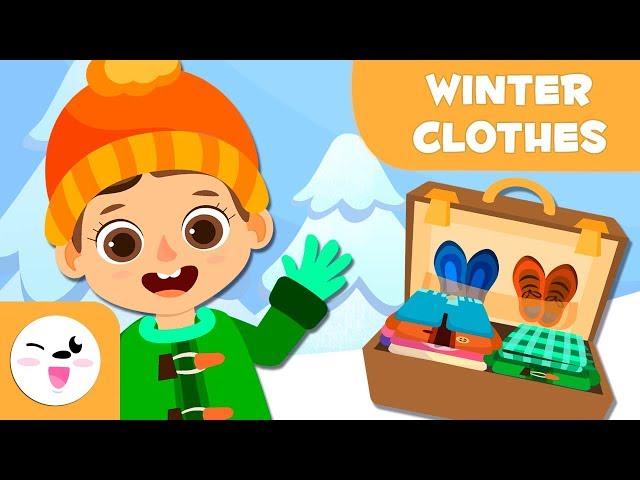 Winter clothing - Vocabulary in English for kids