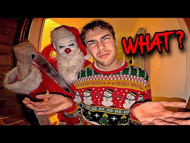 KILLER SANTA VS PARKOUR POV (HORROR ESCAPE)