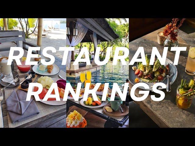 Ranking all the restaurants at the Royalton Riviera Cancun! All the food I ate during my vacation