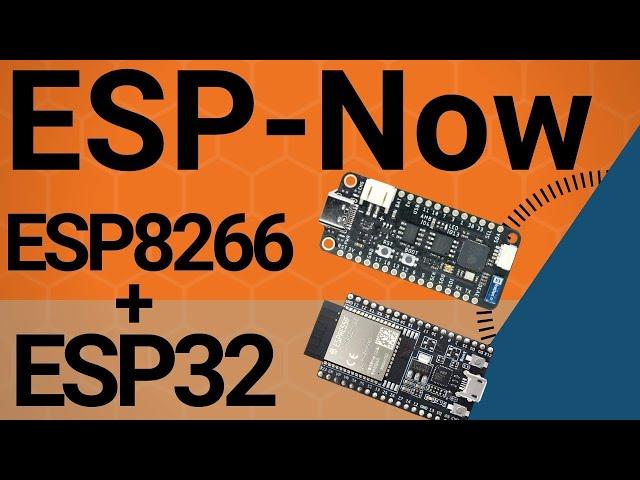 ESPNOW mix with #ESP32 and #ESP8266