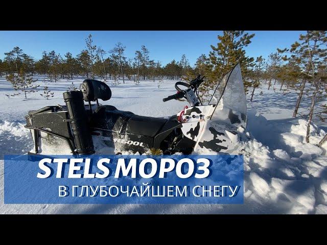 STELS МОРОЗ в ГЛУБОКОМ СНЕГУ