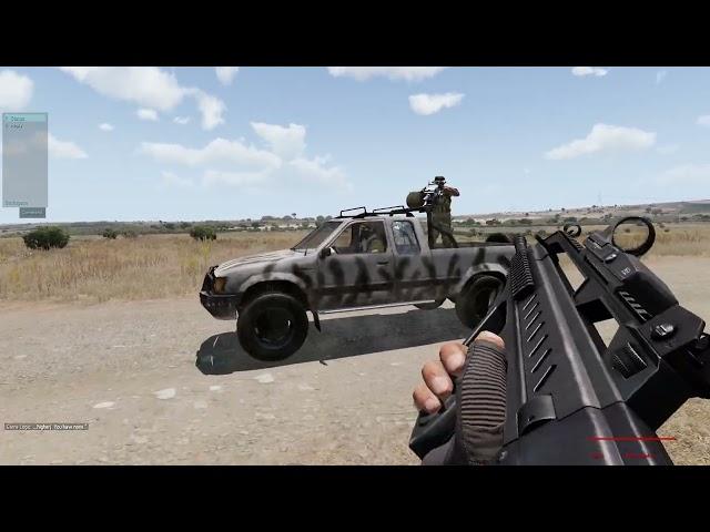 Arma3 Bug:  3CB Faction Mod - bulletproof Hilux Problem