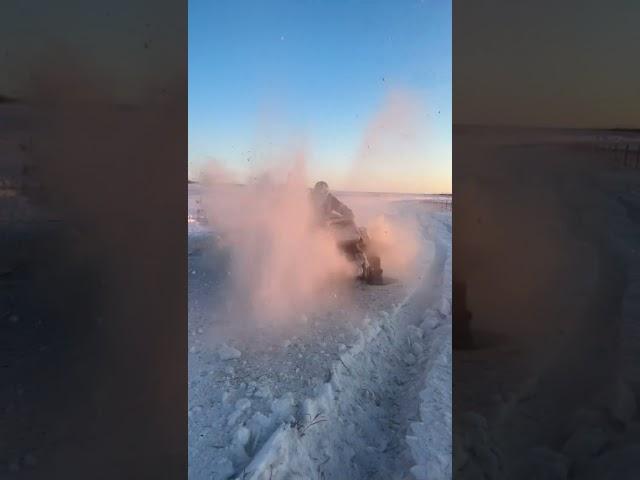 Be surprised what you can get out of if you try #canam #570 #xmr #atv #winter #canamatv #outdoors
