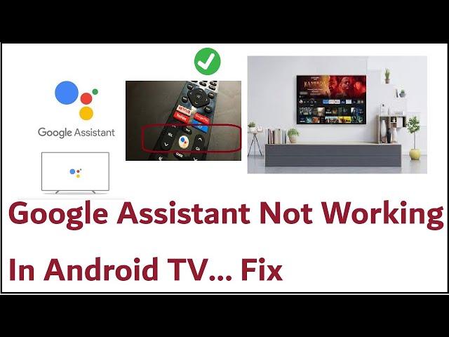 Google Assistant Not Working In Android TV