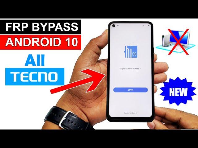 GOOGLE/FRP BYPASS All Tecno ANDROID 10 | New Method (Without PC)