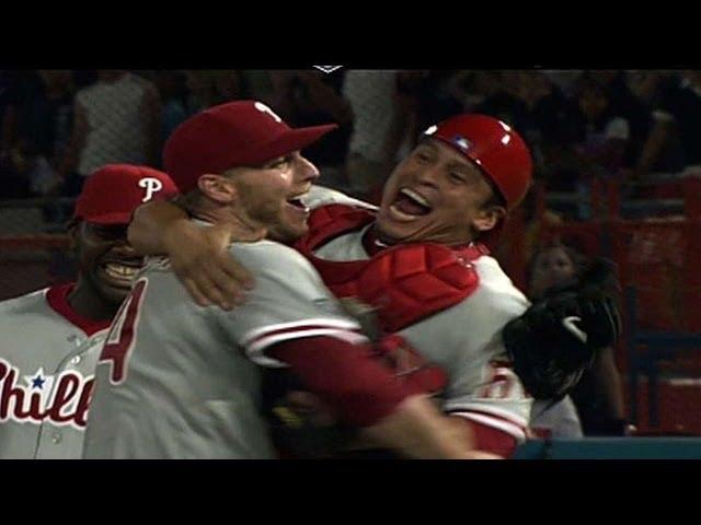 PHI@FLA: Halladay throws a perfect game against the Marlins