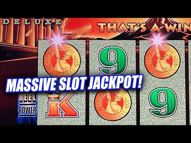 WOW! INSANE JACKPOT WINS ON POMPEII SLOT MACHINE LEGENDS