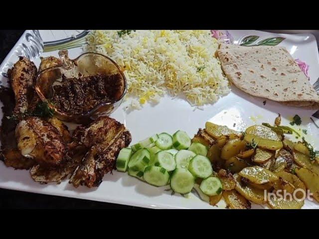 Masala Fried Fish Recipe..Fried Fish Platter..