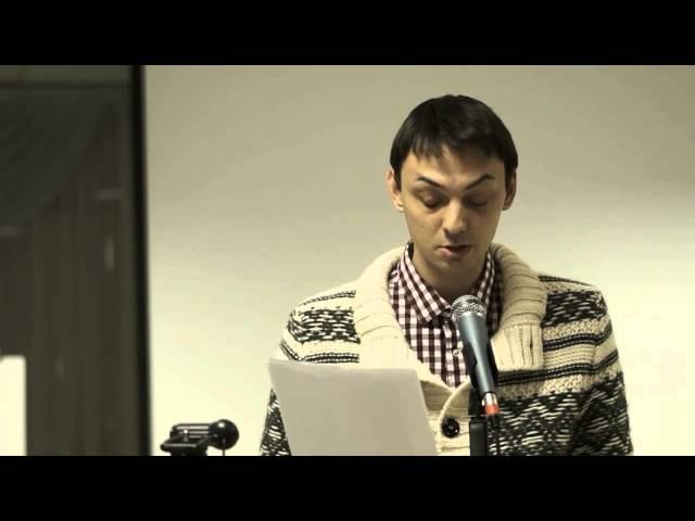Галерея уральской литературы - свои стихи читает Артем Носков