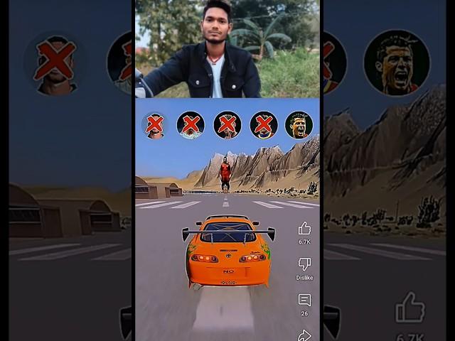 CR7 vs Messi vs Neymar vs Mbappe vs CR7characters #beamngdrive #football #simulator#shorts