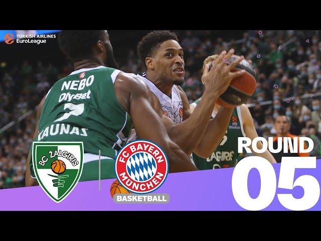 Bayern back on track by edging Zalgiris away! | Round 5, Highlights | Turkish Airlines EuroLeague