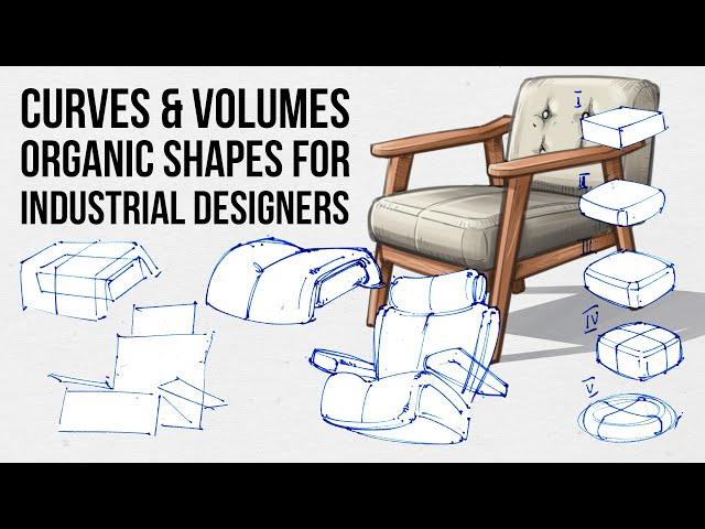 Curves and Volumes for industrial design sketching