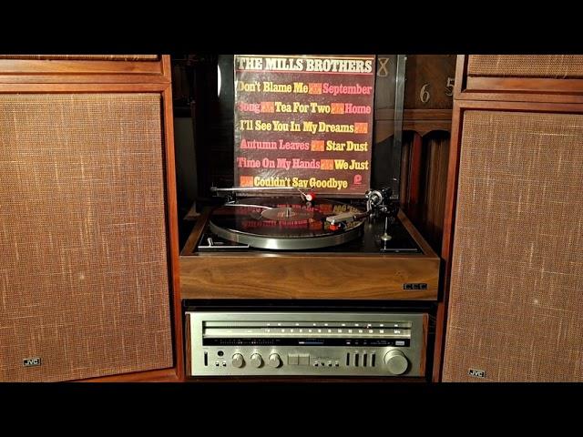 September Song. The Mills Brothers. LP Record. Vintage JVC Sansui CEC Japanese Hi-Fi System